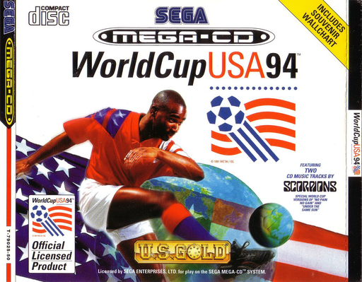 World Cup USA '94 (Europe) Sega CD Game Cover